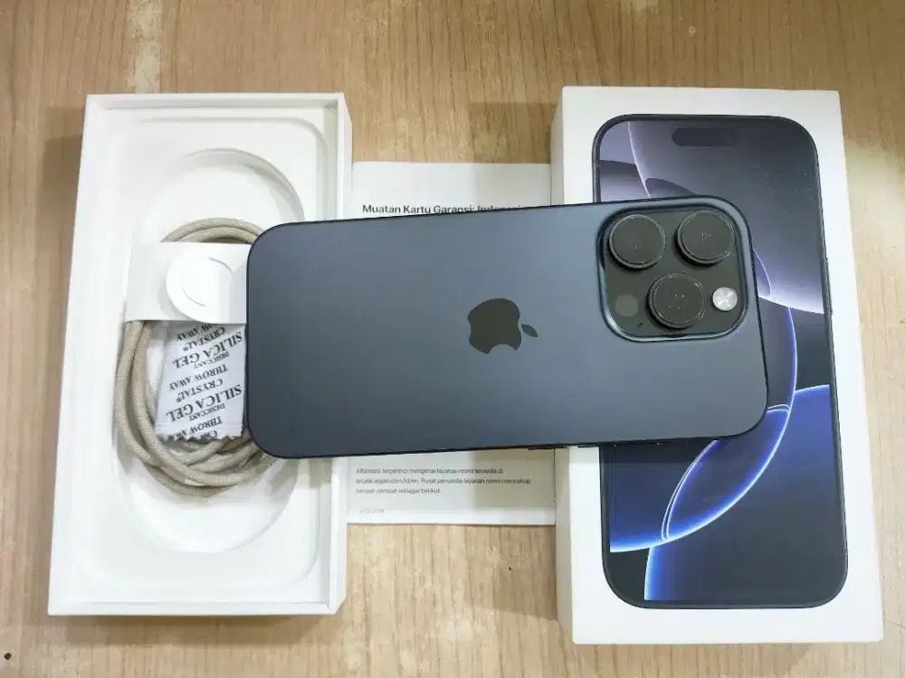 SECOND IPHONE 16 PRO 128GB Garansi Resmi iBox Indonesia