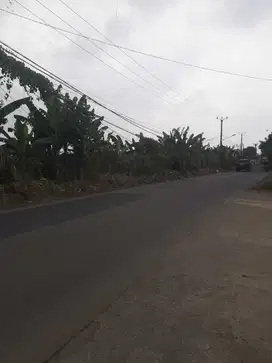 Dijual tanah kosong strategis pinggir jalan Raya PROPINSI