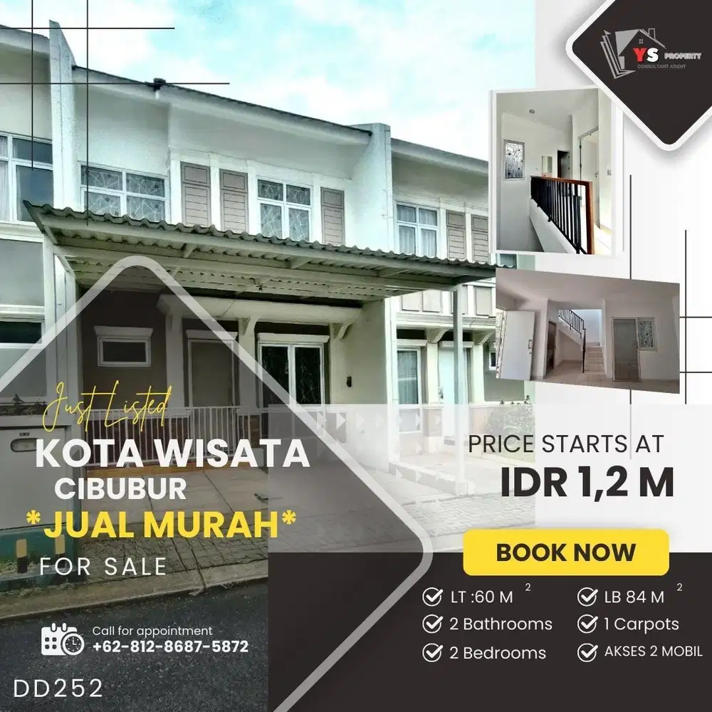 KOTA WISATA CIBUBUR RUMAH HARGA TERJANGKAU FASILITAS LENGKAP DD252
