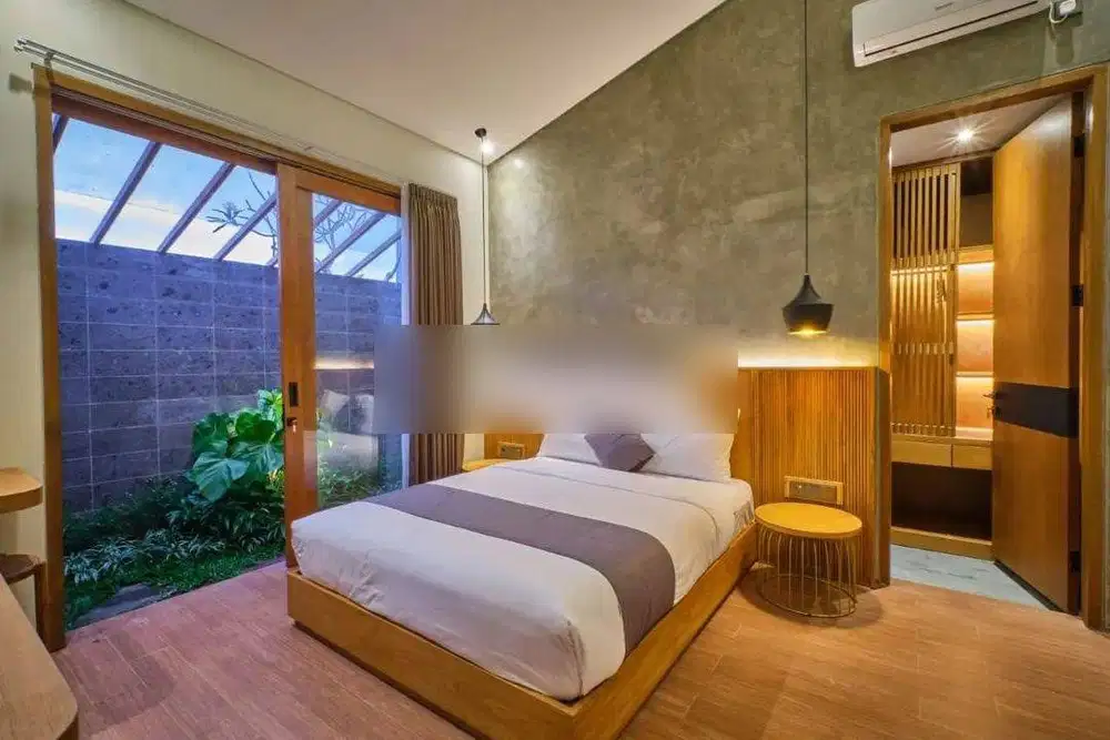 Villa Baru tropical modern minimalis view sawah di Ubud