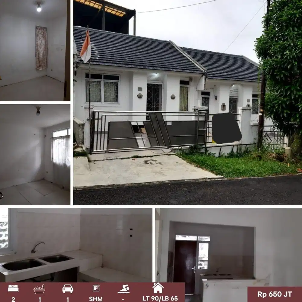 Dijual Rumah 1 lantai dicluster Bali Sentul