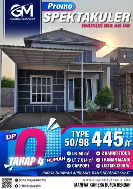 Rumah Murah type 50 Mojokerto