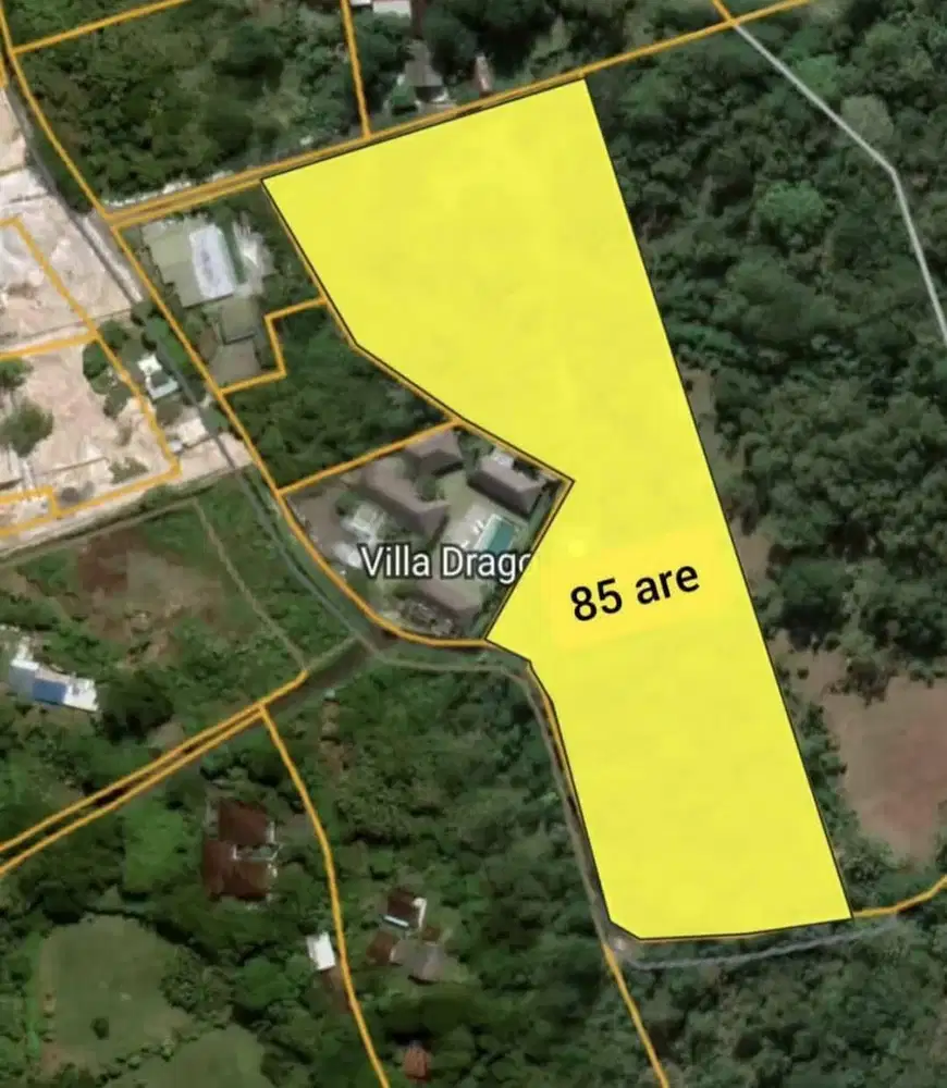 Tanah 8500m2 Akses Jalan Aspal Dekat Resort Uluwatu