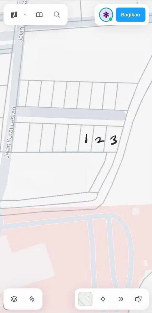 Tanah Kavling Strategis Sanur Kutat Lestari SHM