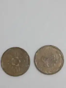 Jual uang koin 1 dolar singapore tahun 1988