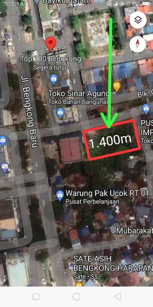 Dijual Lahan siap Bangun di Bengkong dekat TOP100