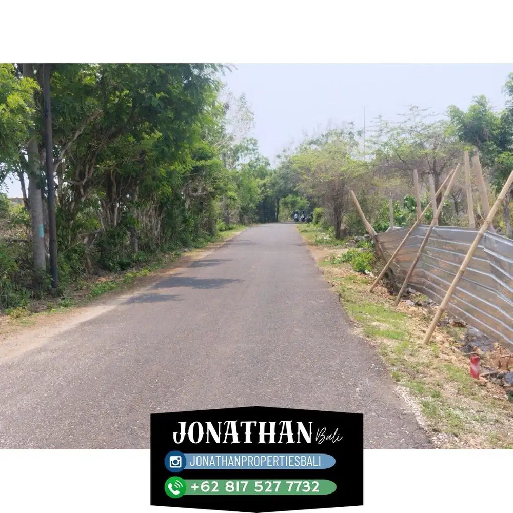 Dijual lahan jalan utama arah Karma Beach - Lsan