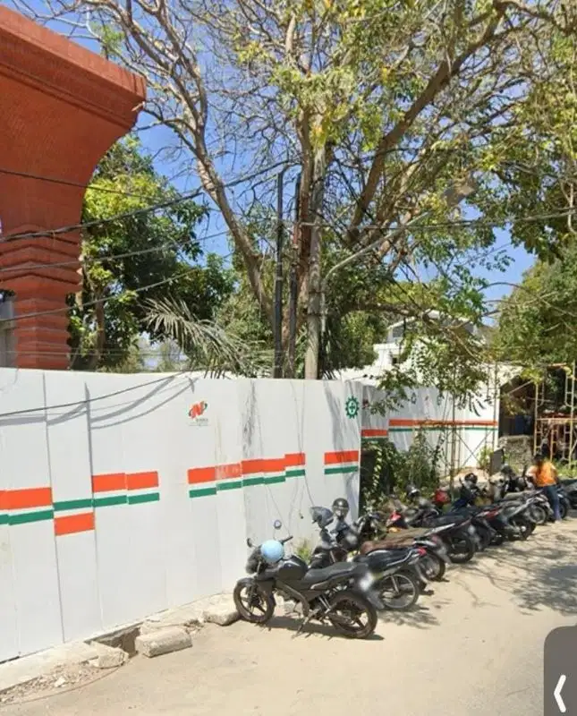 Tanah di Sanur, 60 meter ke pantai kontur datar sudah tembok keliling