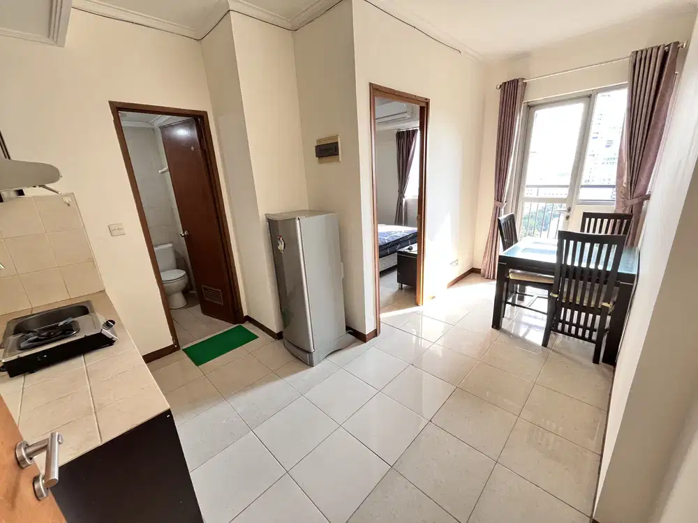 Disewakan 1 Bedroom furnished apartemen maple park sunter