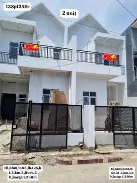 Rumah Baru 1,35 M – Siap Huni dengan Lingkungan Nyaman di Harapan Indah (13645 ER)