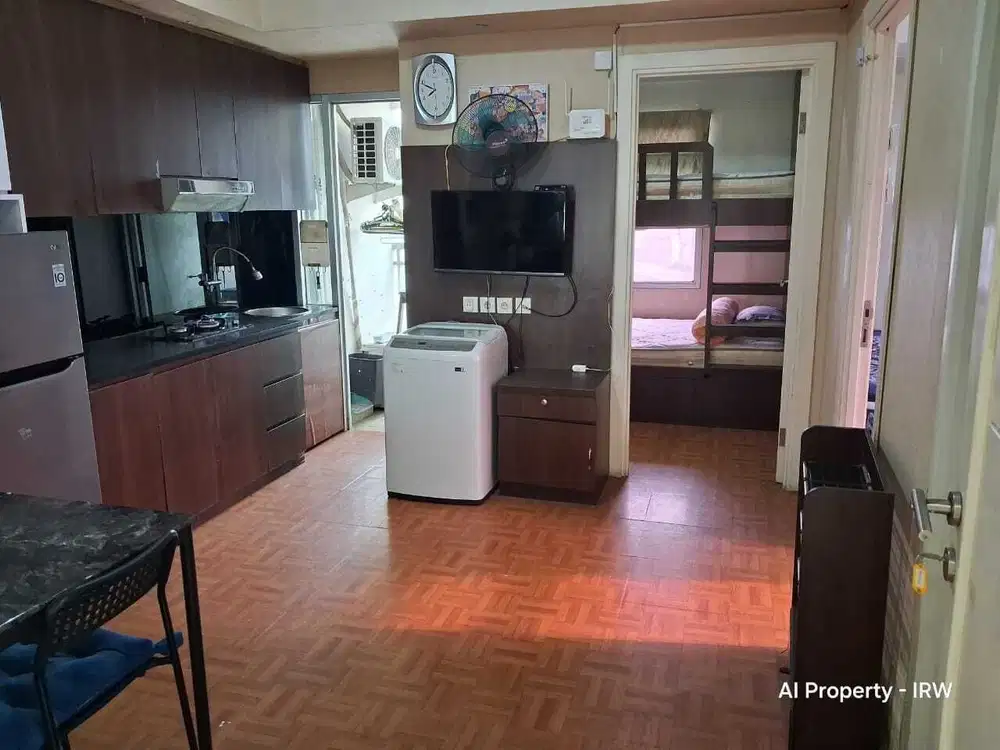 Apartemen Greenlake Sunter, Tower 1, 2BR, 42m2 Furnish, 4.3jt / bln
