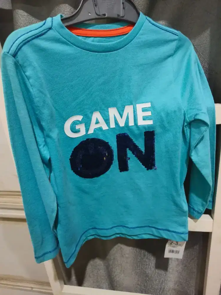 New Mothercare Long Sleeve Kaos Anak