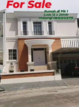 DIJUAL RUMAH CLUSTER FLORANCE PIK 1!
