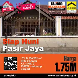 jual rumah pasir jaya pasir luyu