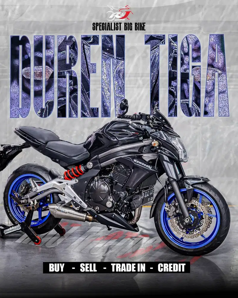 Kawasaki ER6N 2012 Km 27.000an Full Paper