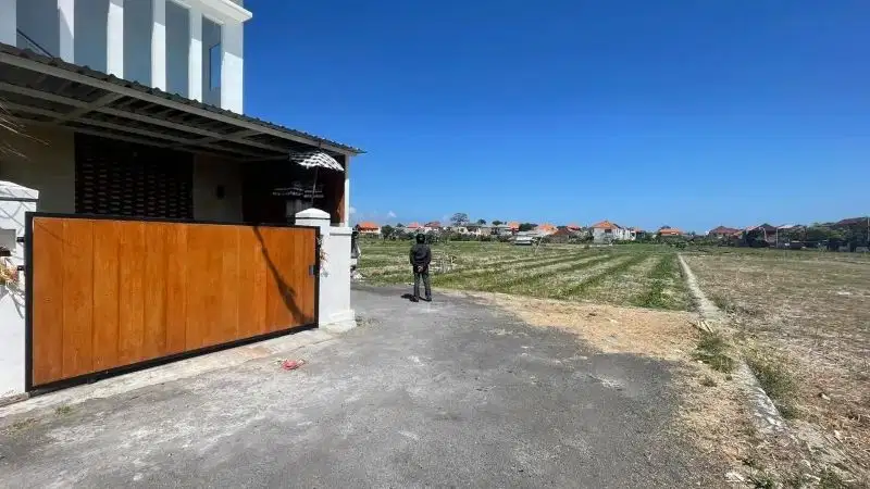 Tanah full view sawah di tukad balian, dapat 2 jalan