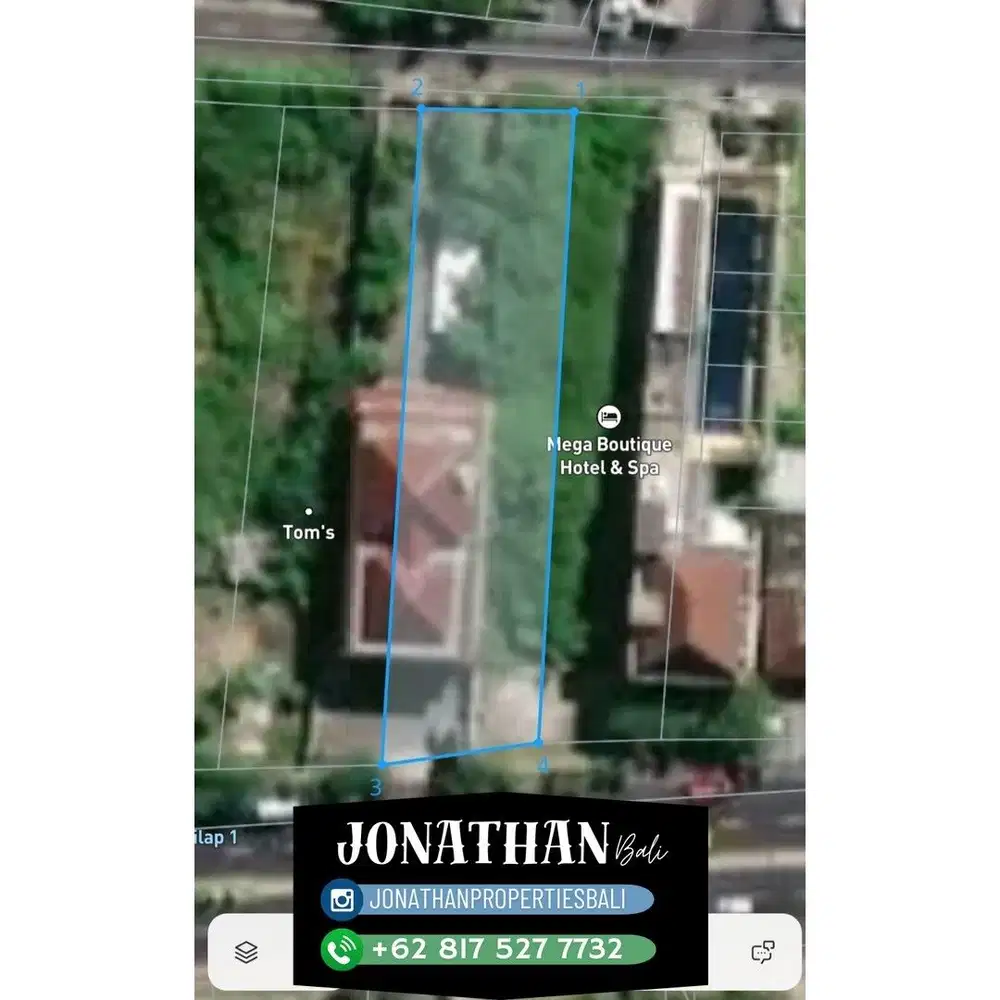 DIJUAL / FREEHOLD – TANAH PREMIUM JL. BYPASS NGURAH RAI, BALI