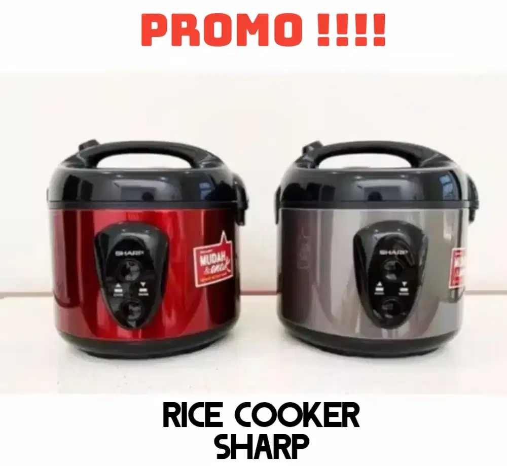 PROMO RICE COOKER SHARP 1,8LITER MAGICOM RUMAH TANGGA STAINLELES STEEL