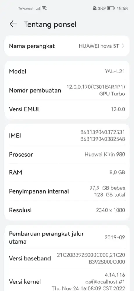 Huawei nova 5T (8/128)