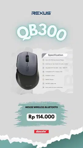 MOUSE wireless bluetooth Rexus QB300