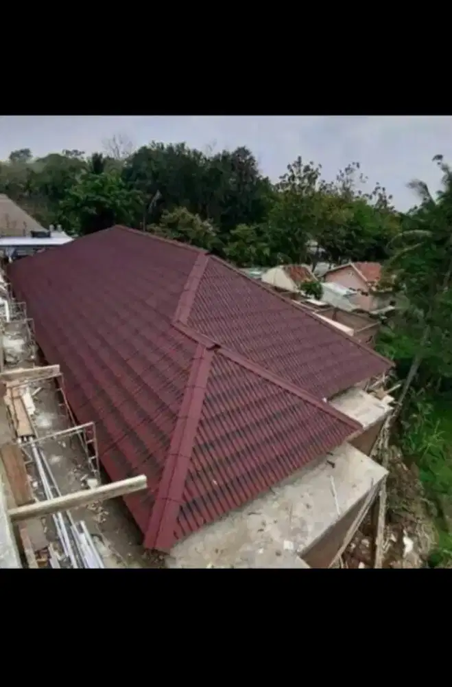 Rangka baja ringan Atap genteng metal pasir