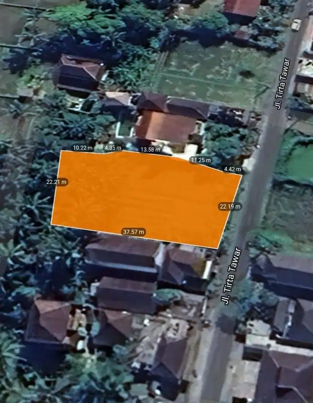 DIJUAL TNAH PINGGIR JALAN TIRTA TAWAR UBUD ZONA PINK WISATA