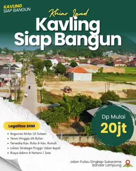 Kavling Kredit Syariah Sukarame