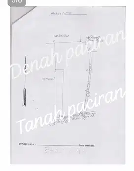 Jual tanah nol jln provinsi paciran lamongan hrg 2 juta per meter2