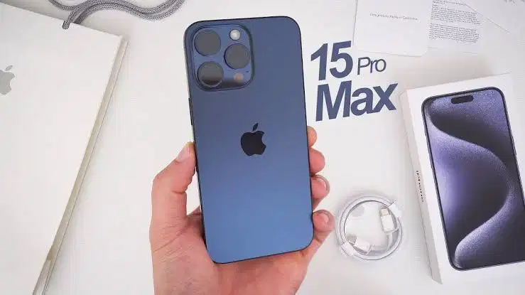 DIJUAL APPLE IPHONE 15 PRO MAX 512GB TITANIUM BLUE