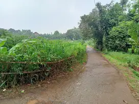 Dijual tanah kosong strategis pinggir jalan desa cidokom