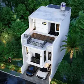 RUMAH MEWAH MURAH 3 LANTAI 4 KT 4 KM AKSES TOL DESARI TANAH BARU BEJI DEPOK, SHM. LINGKUNGAN ASRI, NYAMAN, AMAN. 1 MILYARAN