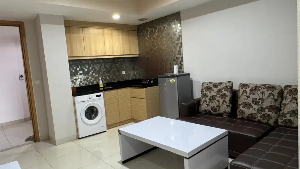 Harus tersewa the manzion jasmine kemayoran 1br luas 49m2 furnished