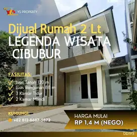 EL DORADO LEGENDA WISATA RUMAH 2 LT BARU RENOVASI SIAP HUNI DD195