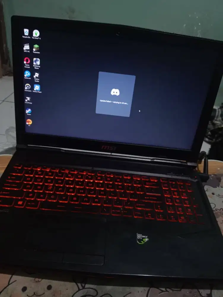 MSI GL63 GTX 1050 INTEL I7