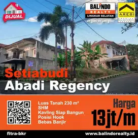 Tanah kavling hoek setiabudi abadi regency