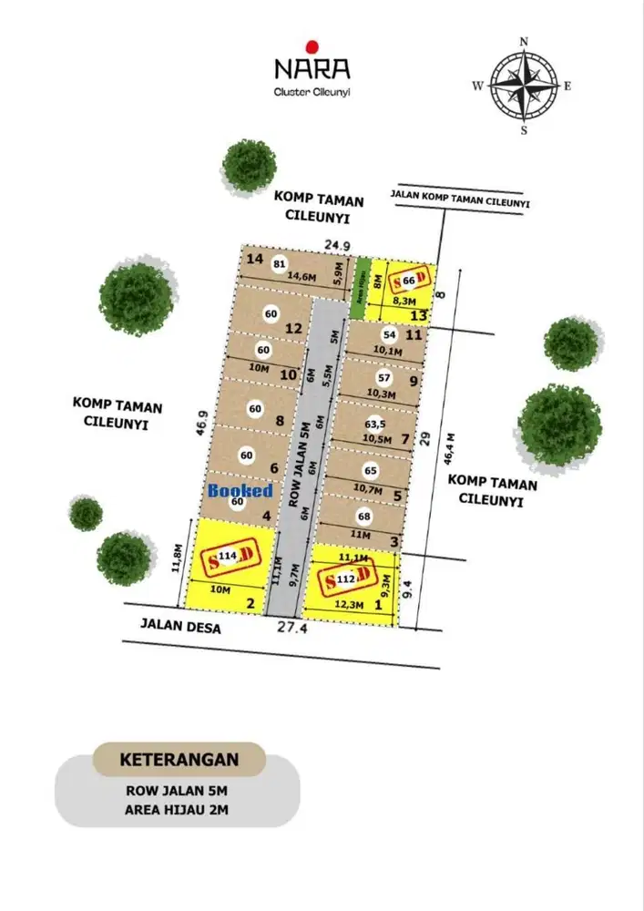 Cluster di cileunyi, selangkah ke jatinangor dan strategis, akses luas