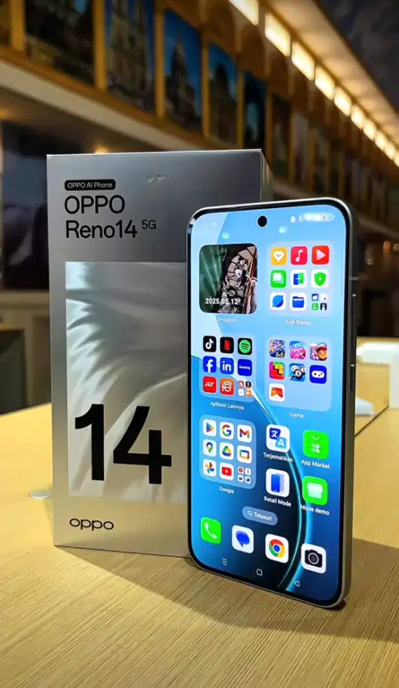 HP OPPO RENO 14 5G 8/256 + GARANSI 100%