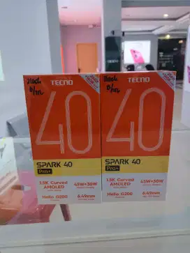 Tecno spark 40pro+ 8/256