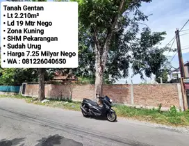 Jual Tanah Area Gentan Cocok Untuk Perumahan Atau Rumah Mewah