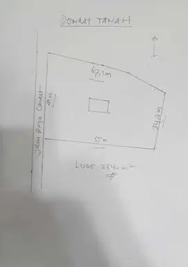 Dijual Tanah Luas Di Condet Jaktim Dekat Jalan Raya