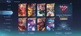 Akun mobile legend ( kolektor terhormat 1 )