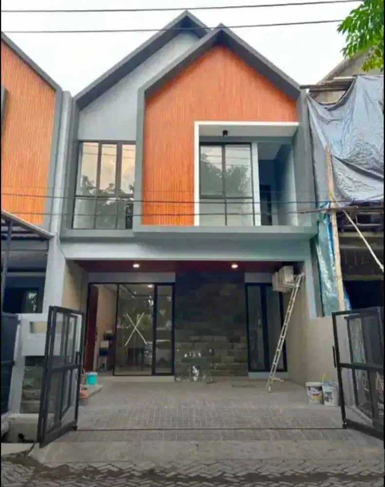 Rumah Baru Gress Scandinavian Manyar Surabaya Timur