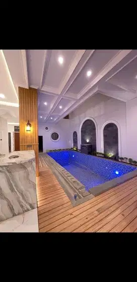 rumah mewah kolam renang harga murah