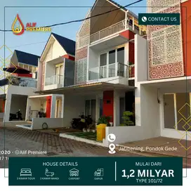 Hunian Exclusive Ready Stok di Tengah Kota Bekasi Dekat ke LRT Cikunir