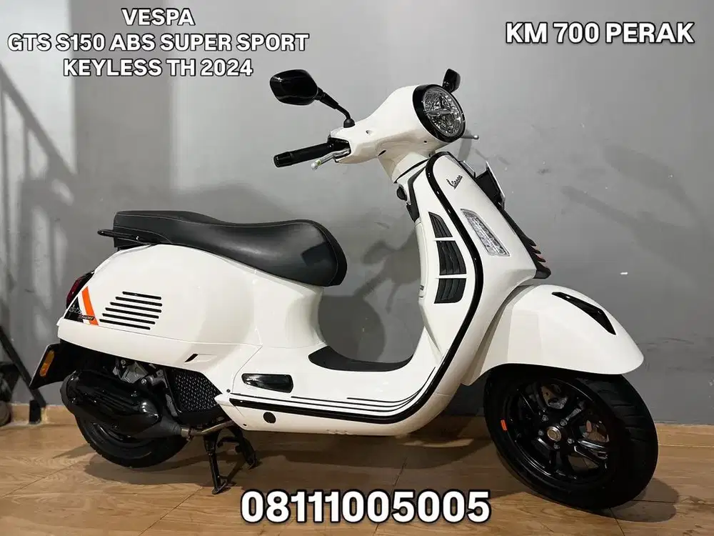 KM BARU 700 PERAK ‼️ VESPA GTS S 150 SUPER SPORT KEYLESS TH 2024
