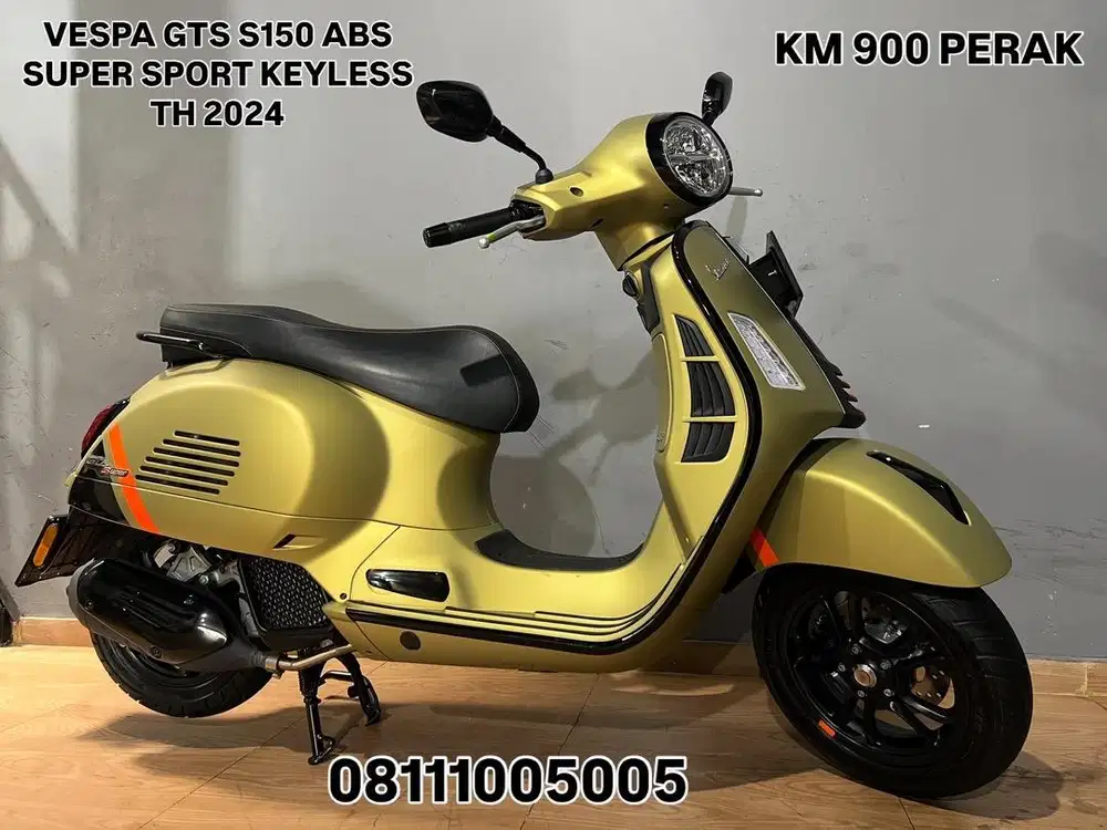 KM 900 PERAK KAYA BARU ‼️ VESPA GTS S 150 SUPER SPORT KEYLESS TH 2024