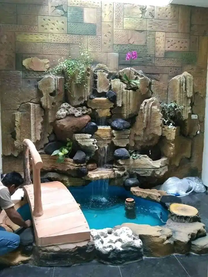 PEMBUATAN TAMAN DAN KOLAM
