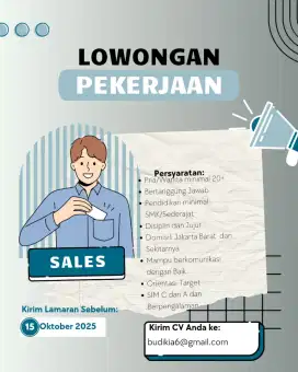Lowongan kerja Sales Mobil