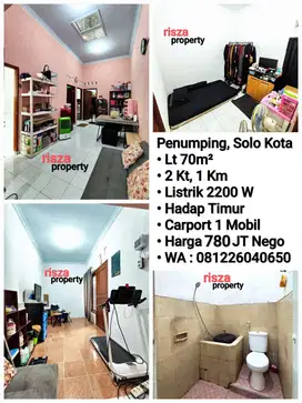 Jual Rumah Area Solo Kota, Dekat Paragon, SGM, Sriwedari, Baron