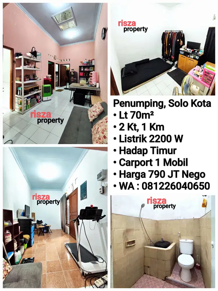 Jual Rumah Area Penumping, Solo Kota, Dekat Paragon Mall, Sriwedari